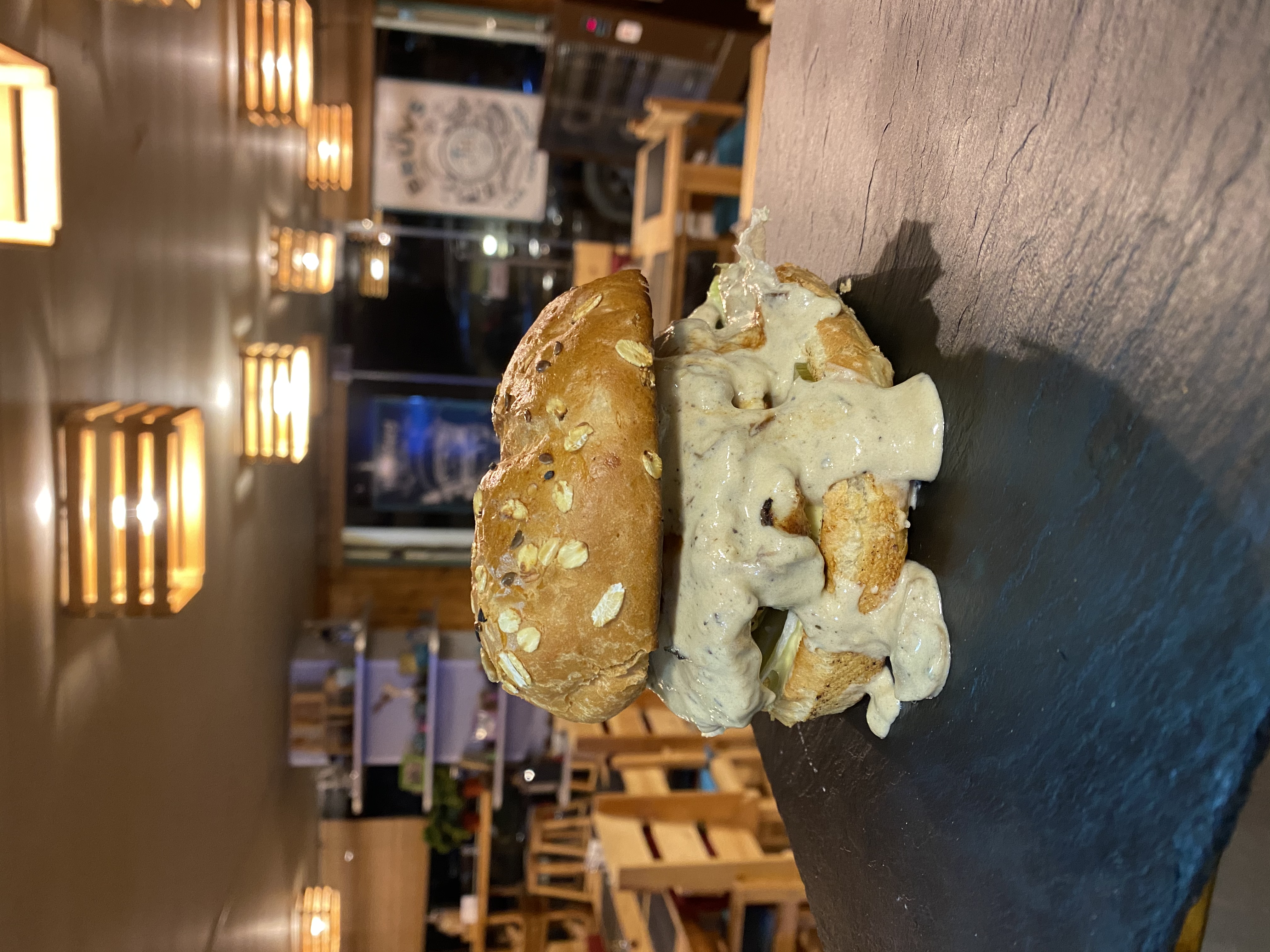 Chicken Mushroom Burger